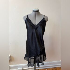 Secret Treasures Black Lace Chemise